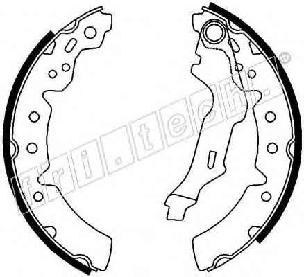 fri.tech. 17295 Brake Shoe Set